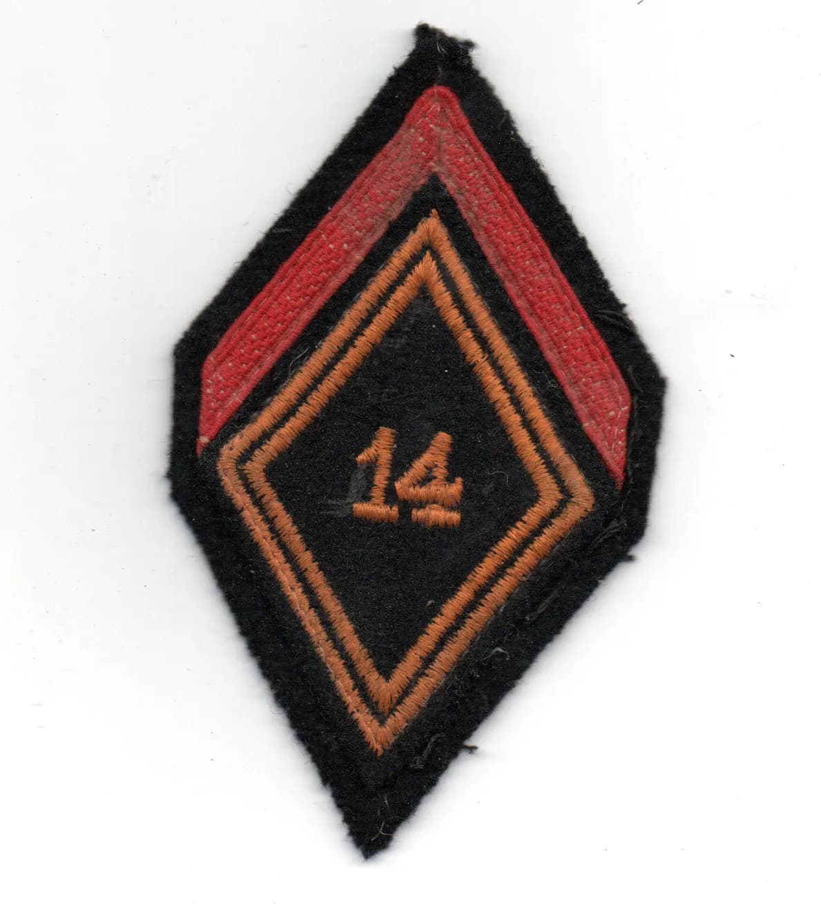 insigne modèle 45 du 14e régiment d'infanterie parachutiste puis de commandement et de soutien  - 1
