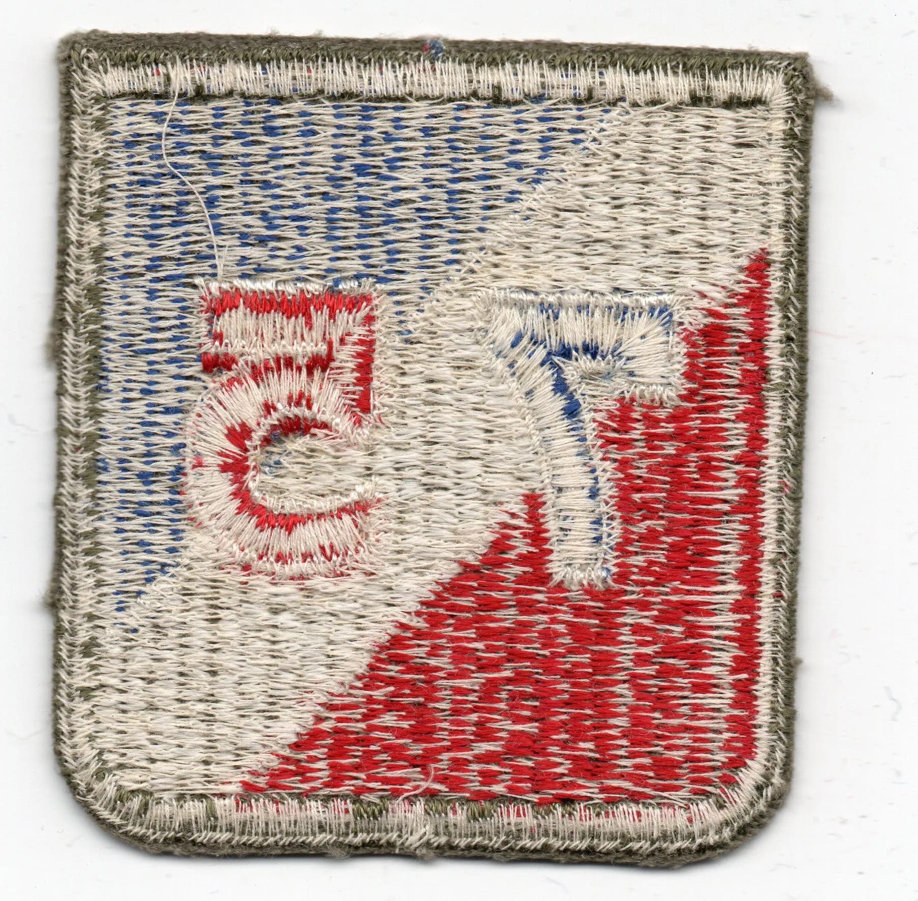 insigne de bras, Patch 75e division d'infanterie US WW2 - 2