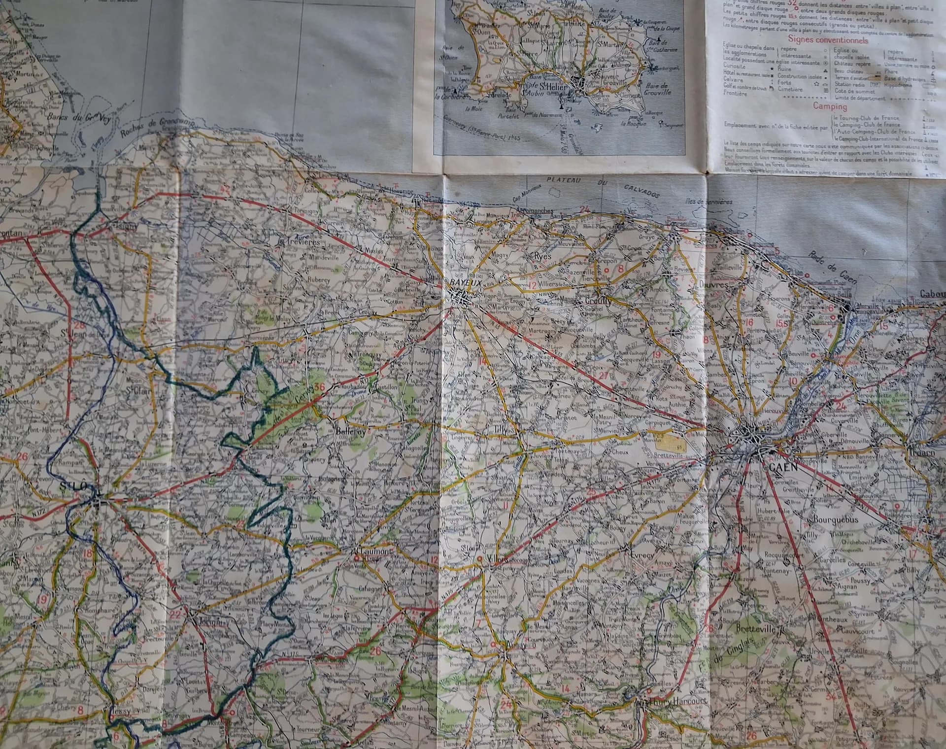 Carte Nichelin Normandie 1942 - 5