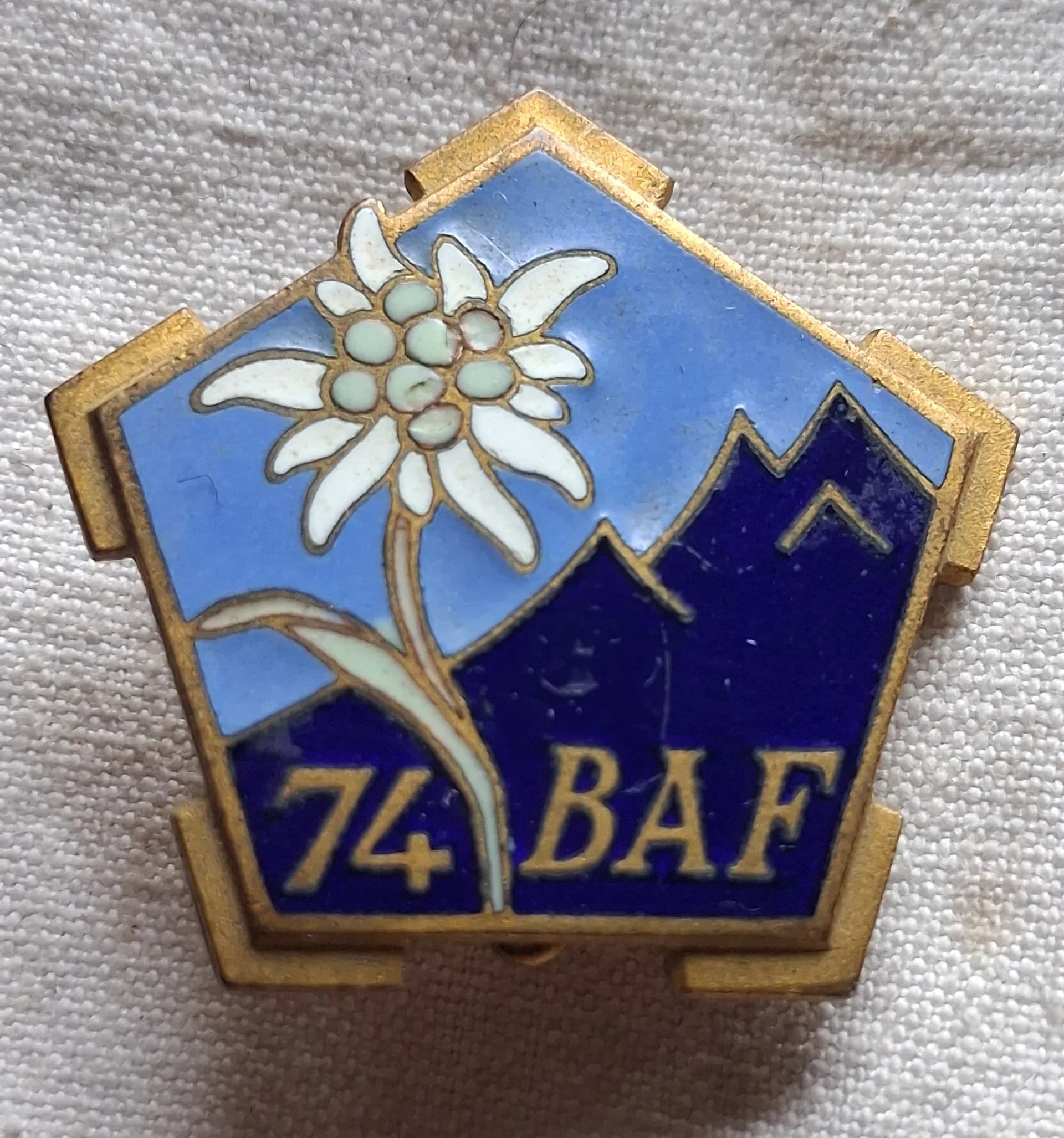Insigne 74e Bataillon alpin de forteresse - 1