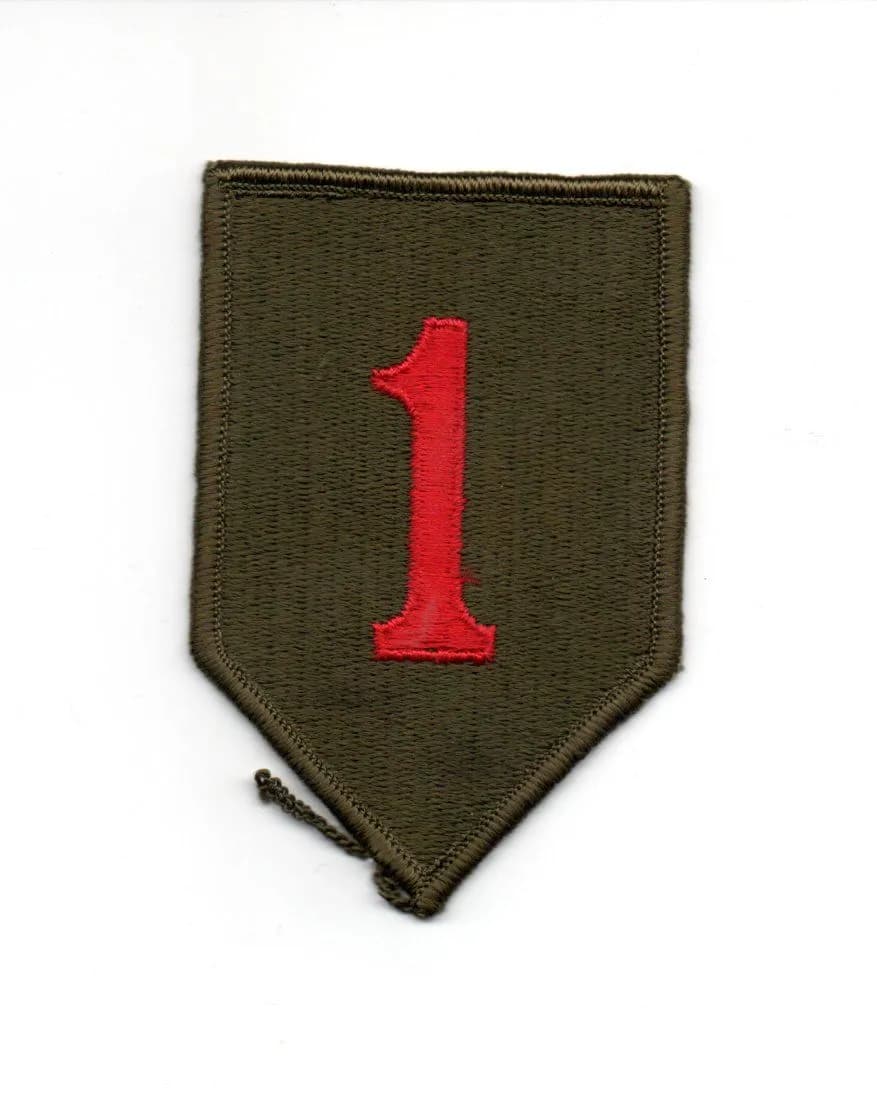 insigne tissé 1ere DIUS après 1950 - 1