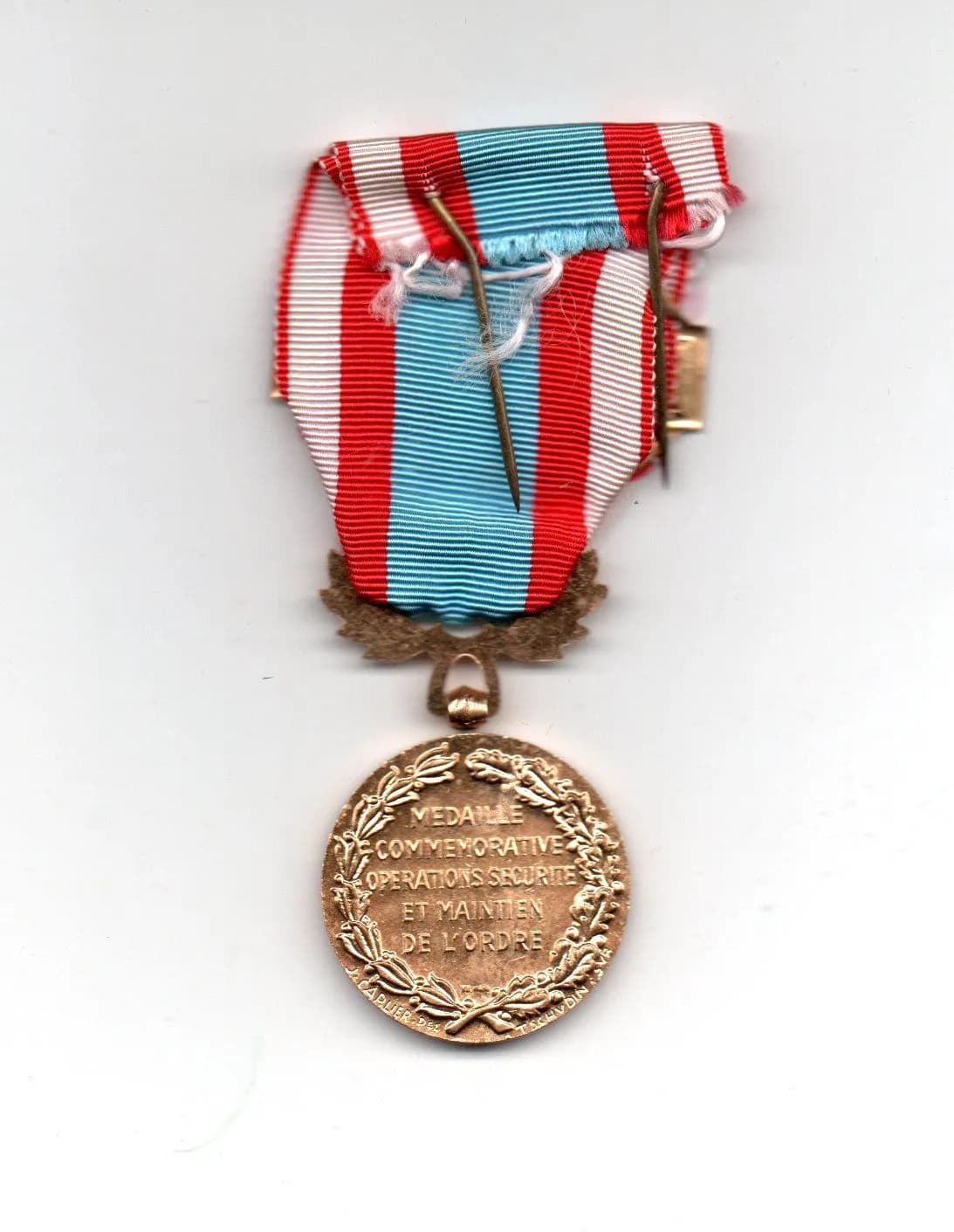 médaille commémorative opérations sécurité maintient de l'ordre Algérie - 2