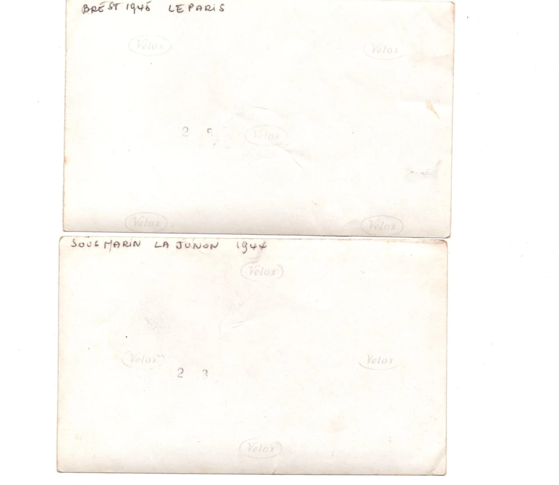 lot 12 photos marine : 5-6 juin 44.  1945 Brest. 1946 Cherbourg. Union de Jack liverpool - 8