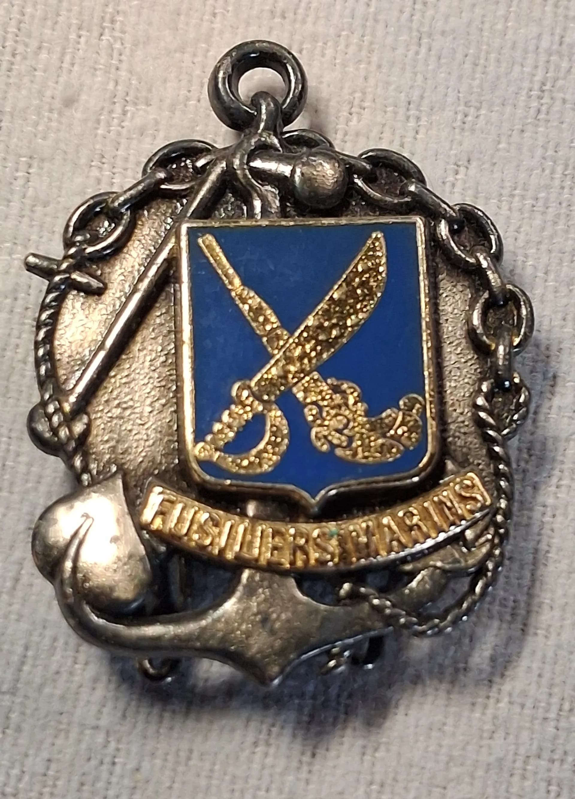 Insigne de béret de fusiliers marins  - 1