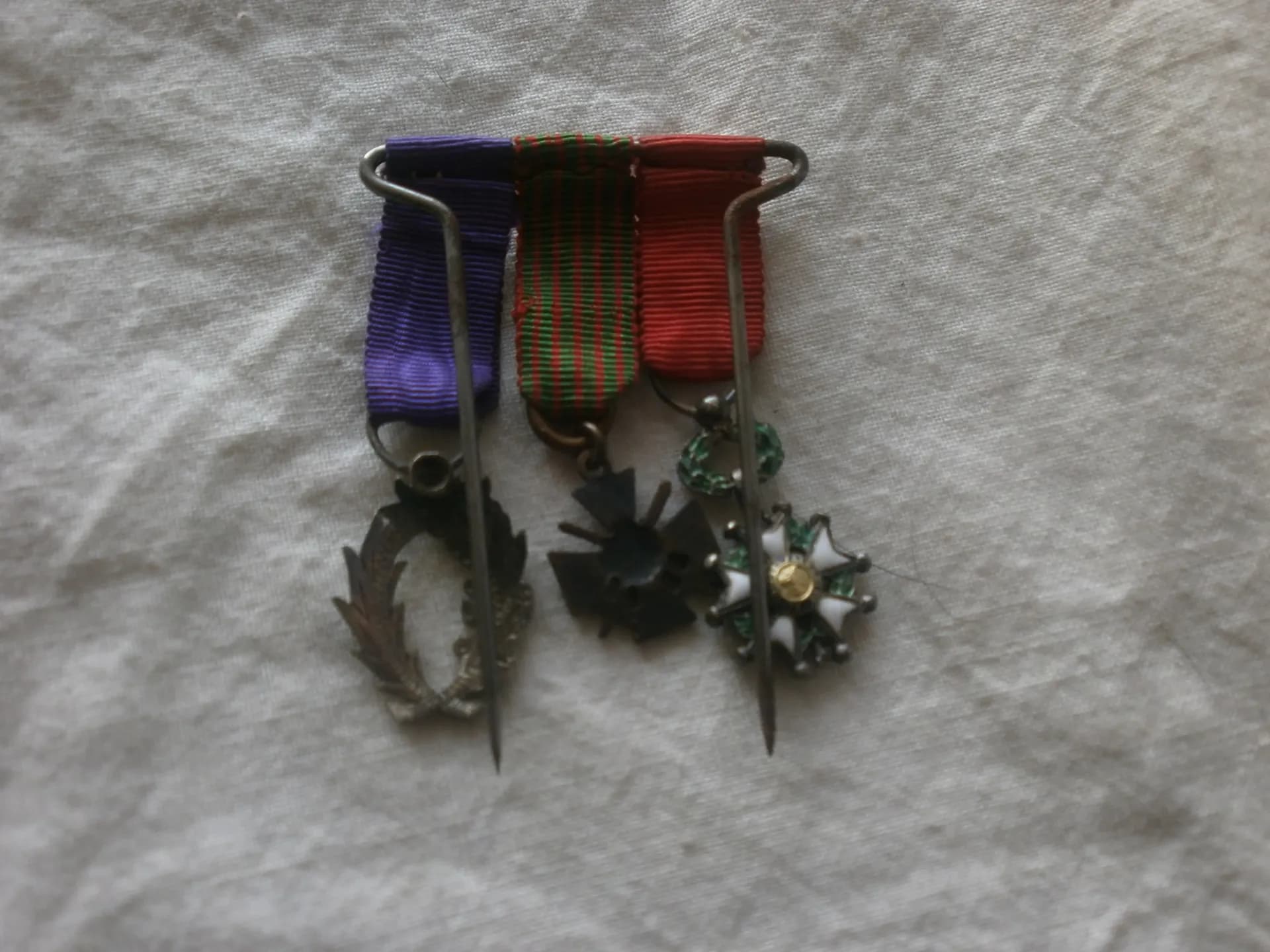 lot de 3 décorations miniatures 1914-1918 - 3