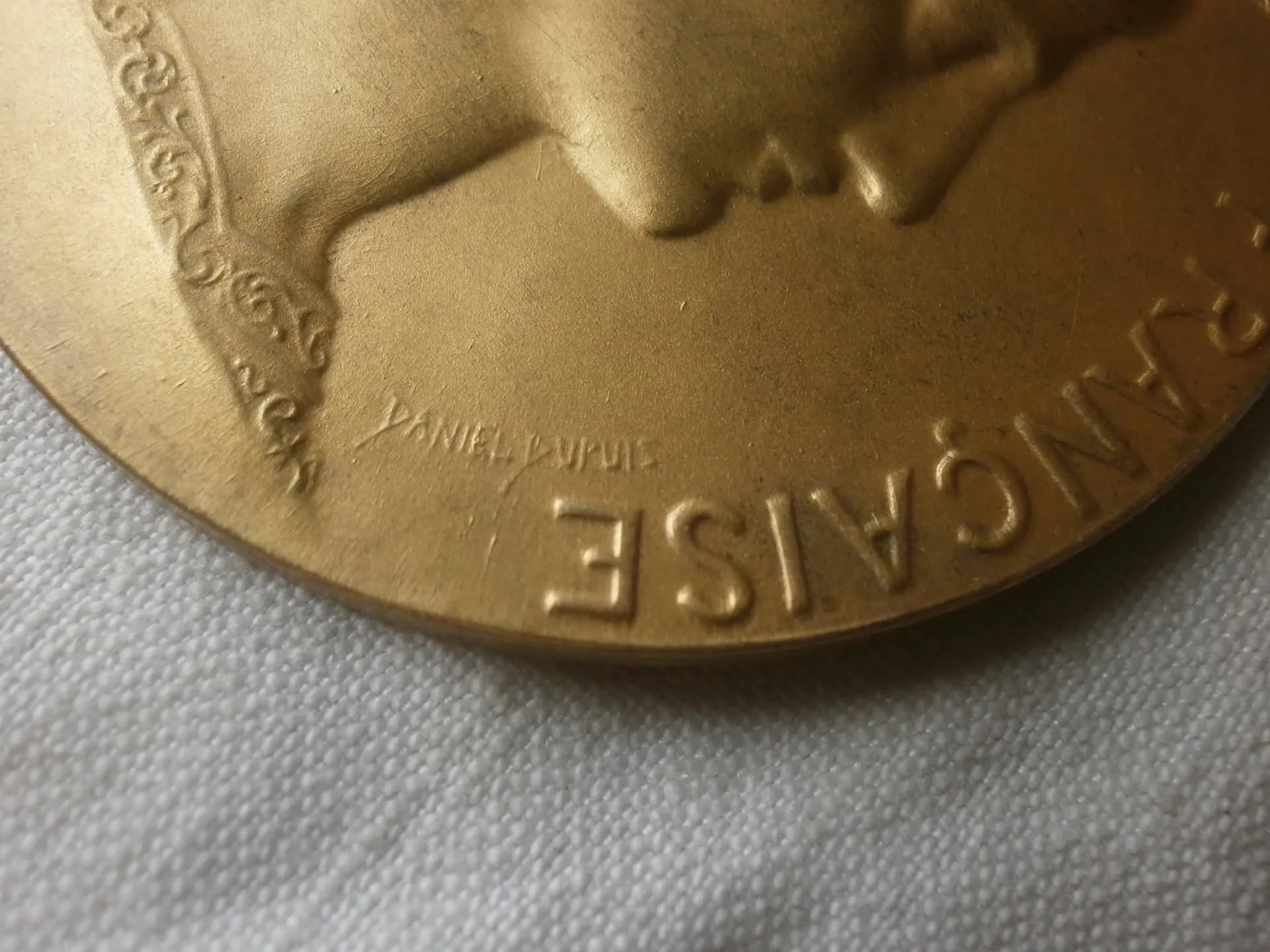 Médaille de table : prix de tir ministère de la guerre par Daniel Dupuis - 4