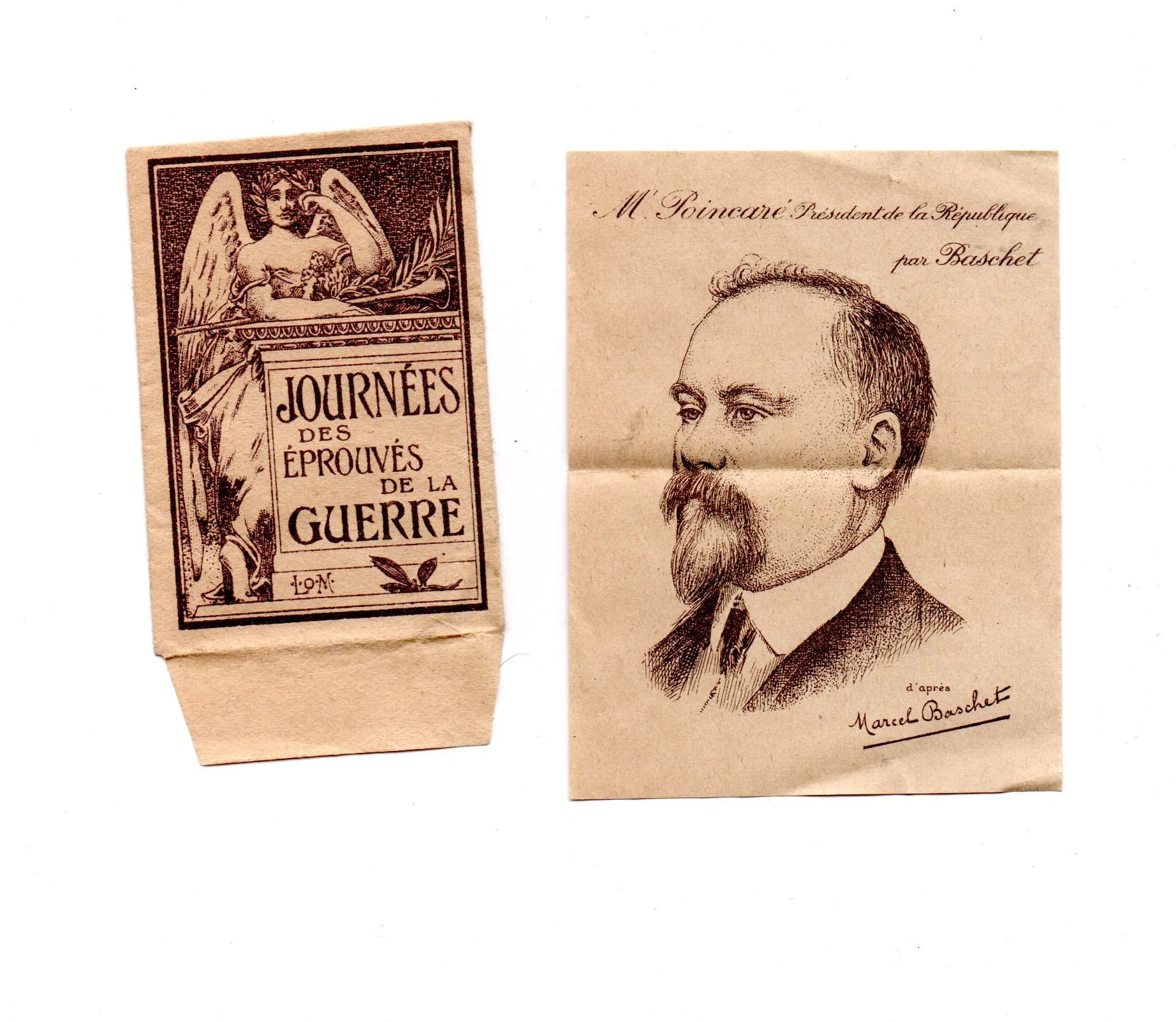 Guerre 1914-1918. lot de 9 Vignettes et journées de poilus - 3