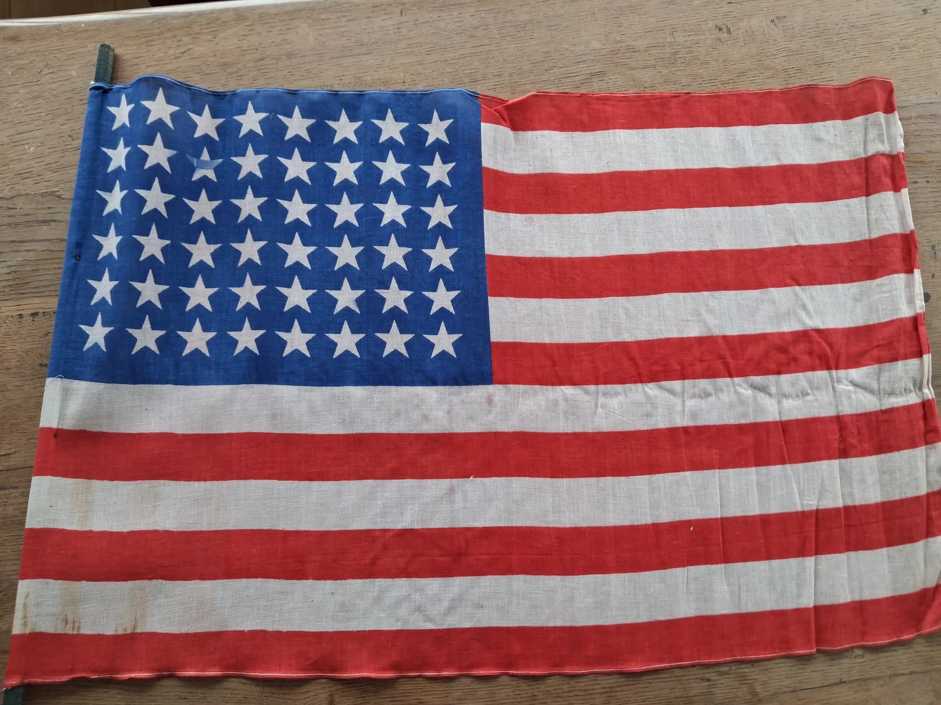 Drapeau US 48 étoiles imprimé  - 1