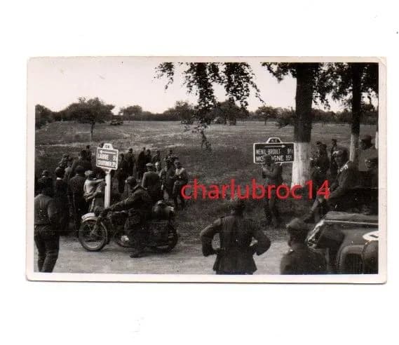 photo allemande Normandie secteur Alençon  1940 ? - 1