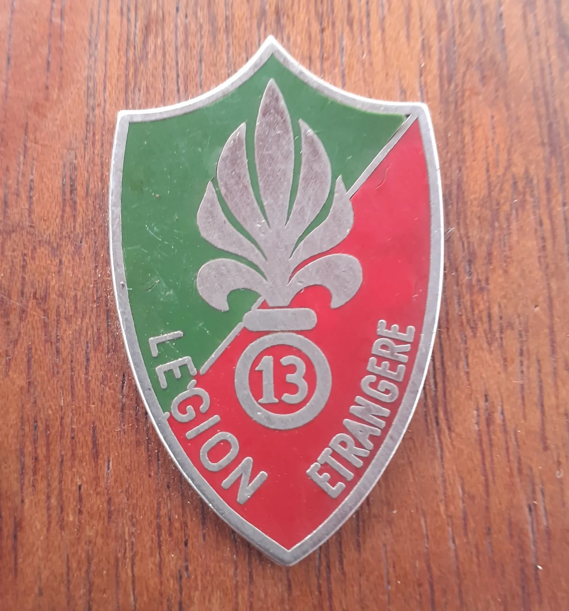 Plaquette souvenir 13e demi brigade Légion étrangère  - 1