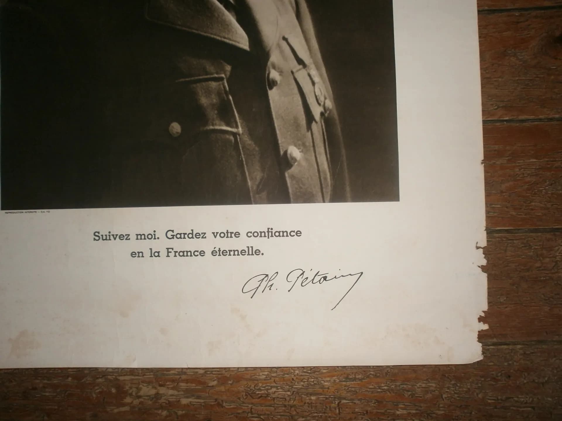 Affiche : Portrait officiel du maréchal Pétain - 3