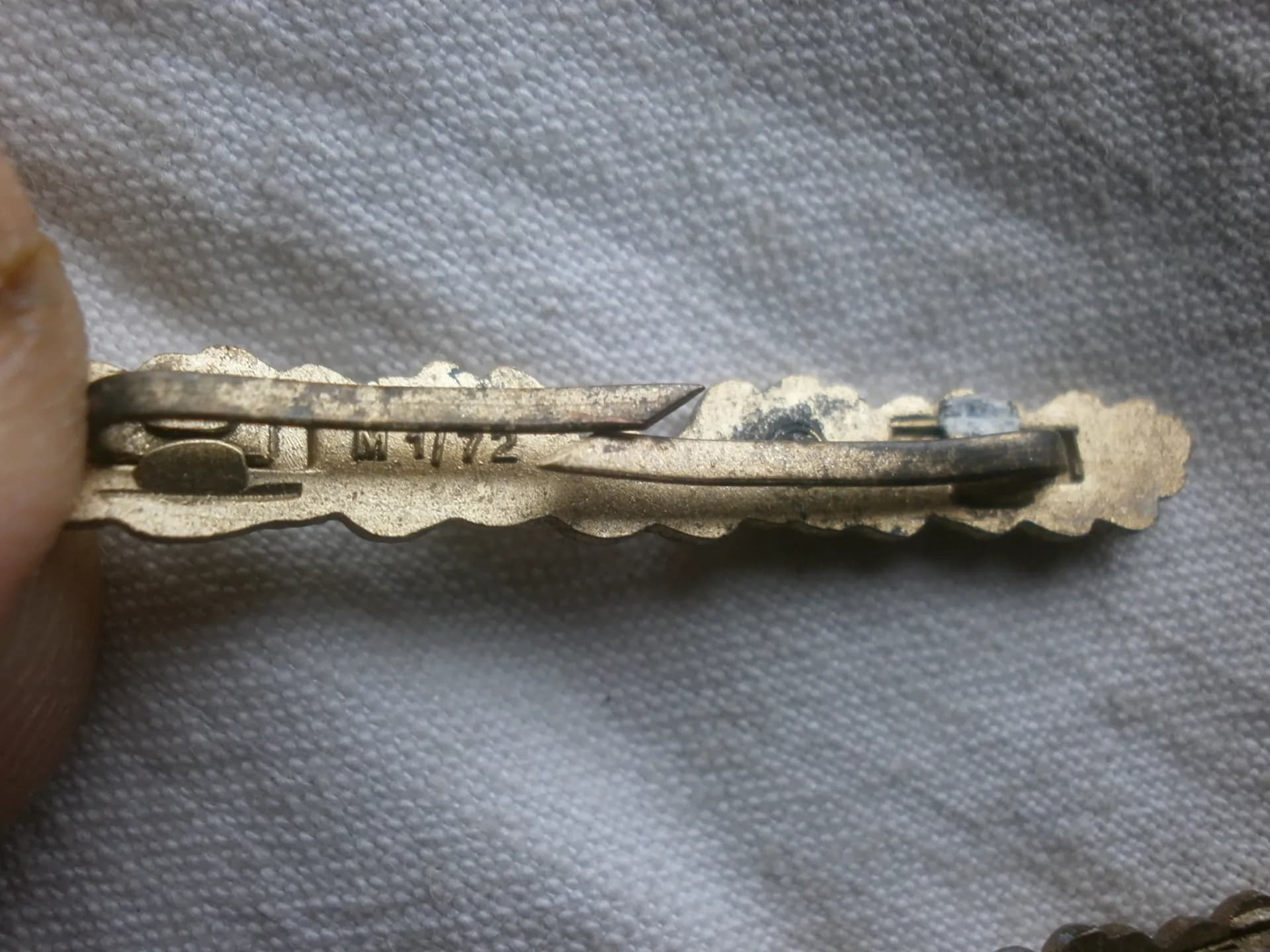 insignes de grades métal pour une patte de col Hauptbereichsleiter RZM M 1/72 - 8