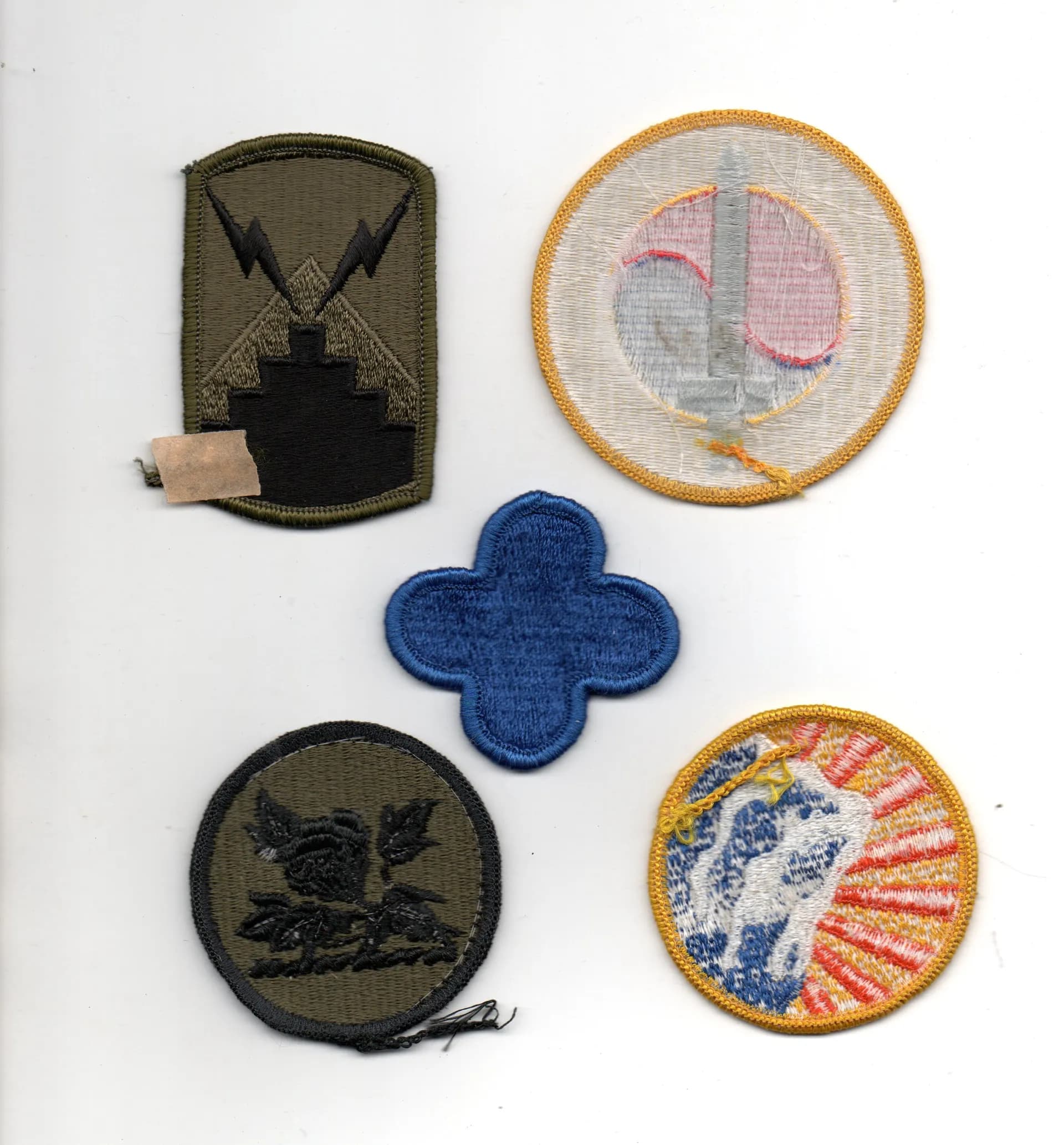 lot de 10 insignes US après 1950 (Vietnam, actuels ...) - 3