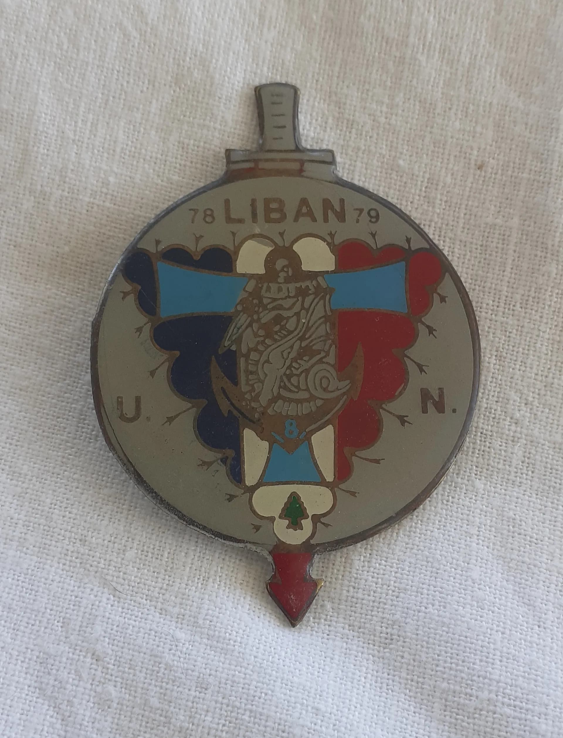 Insigne mandat Liban 1978 - 79 8e Rpima - 2