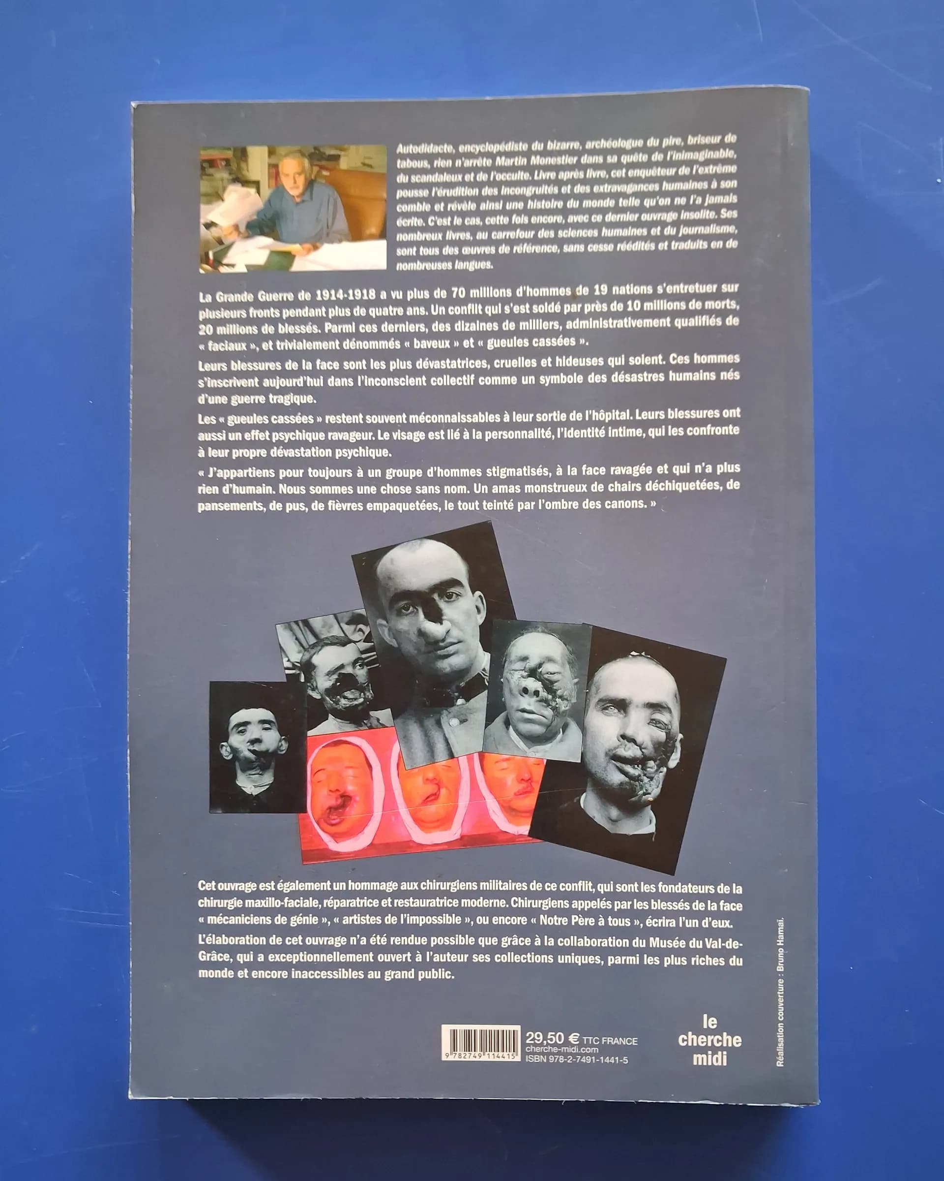 Livre "les gueules cassés" Martin Monestier - 2