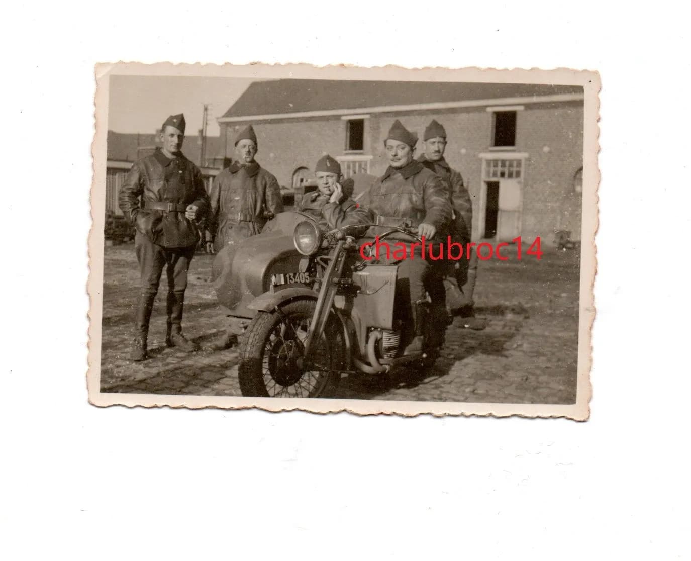 photographie Side-car France 1939 - 1