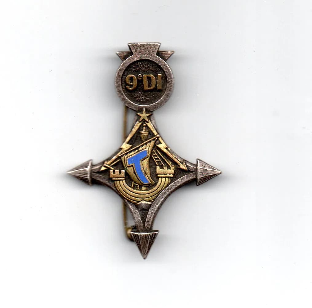  Insigne des transmissions de la 9° Division d’Infanterie - 1