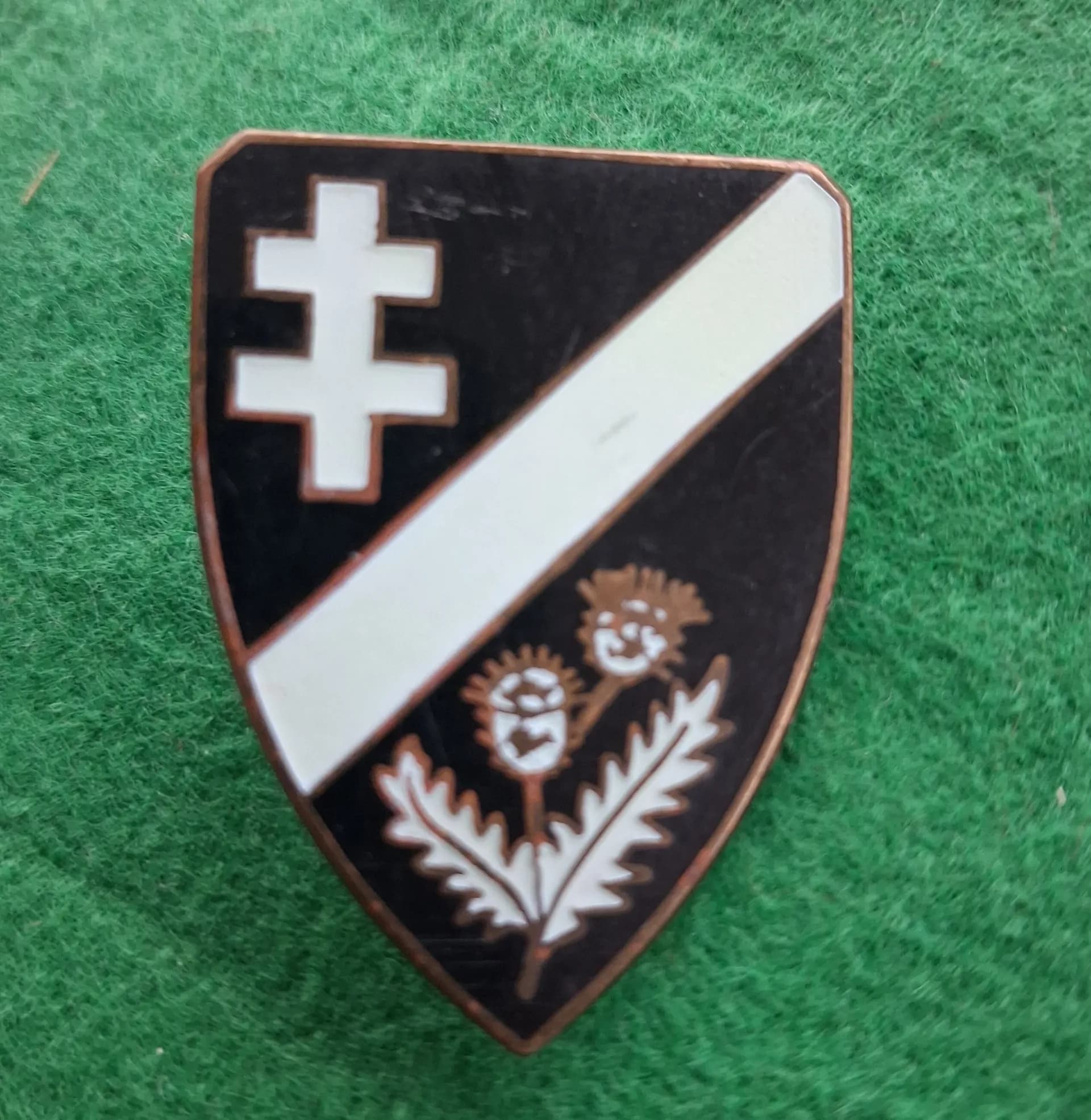 Insigne "Service d'Action Civique numéroté - 1