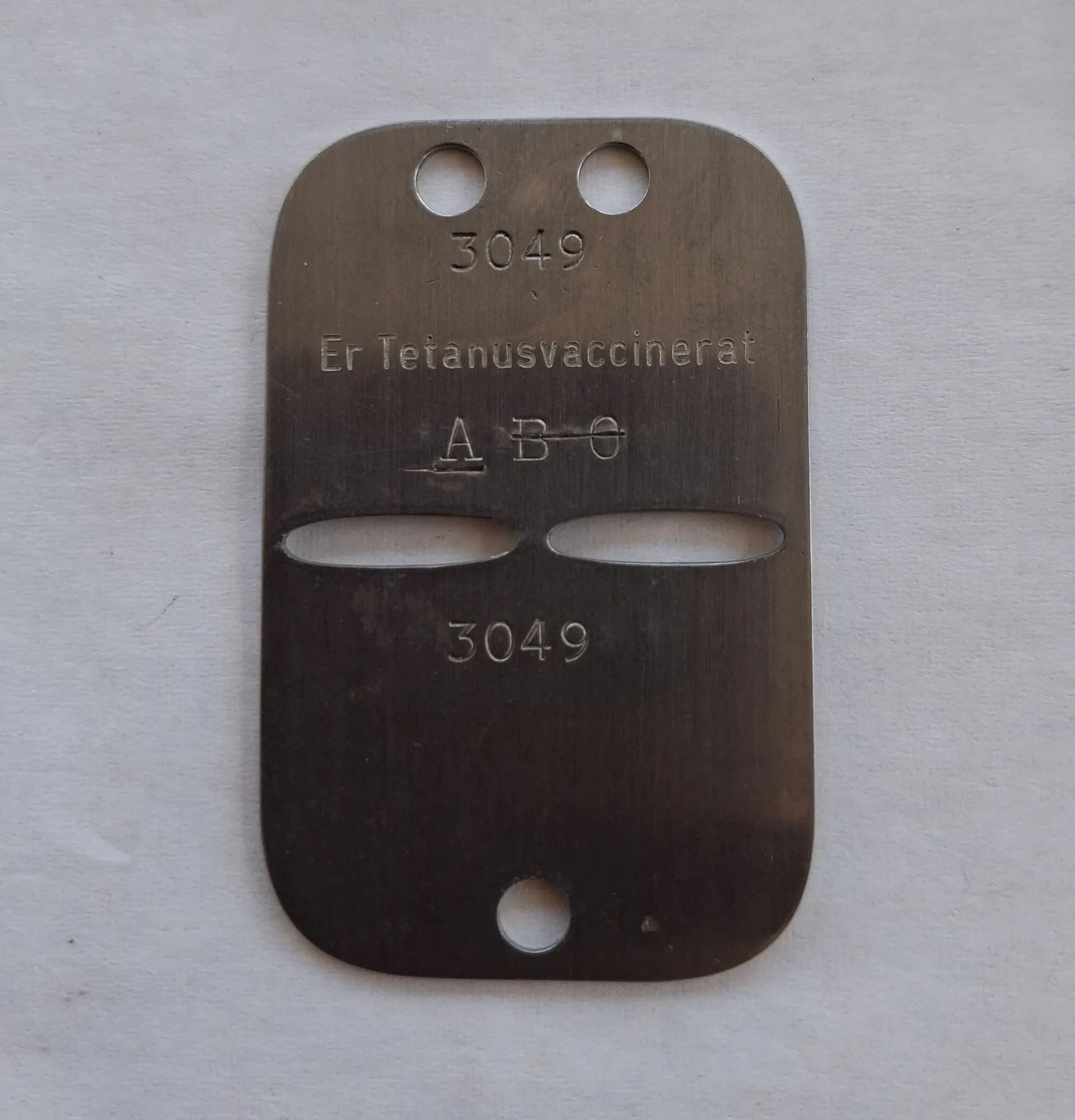 Plaque d identité danoise - 1