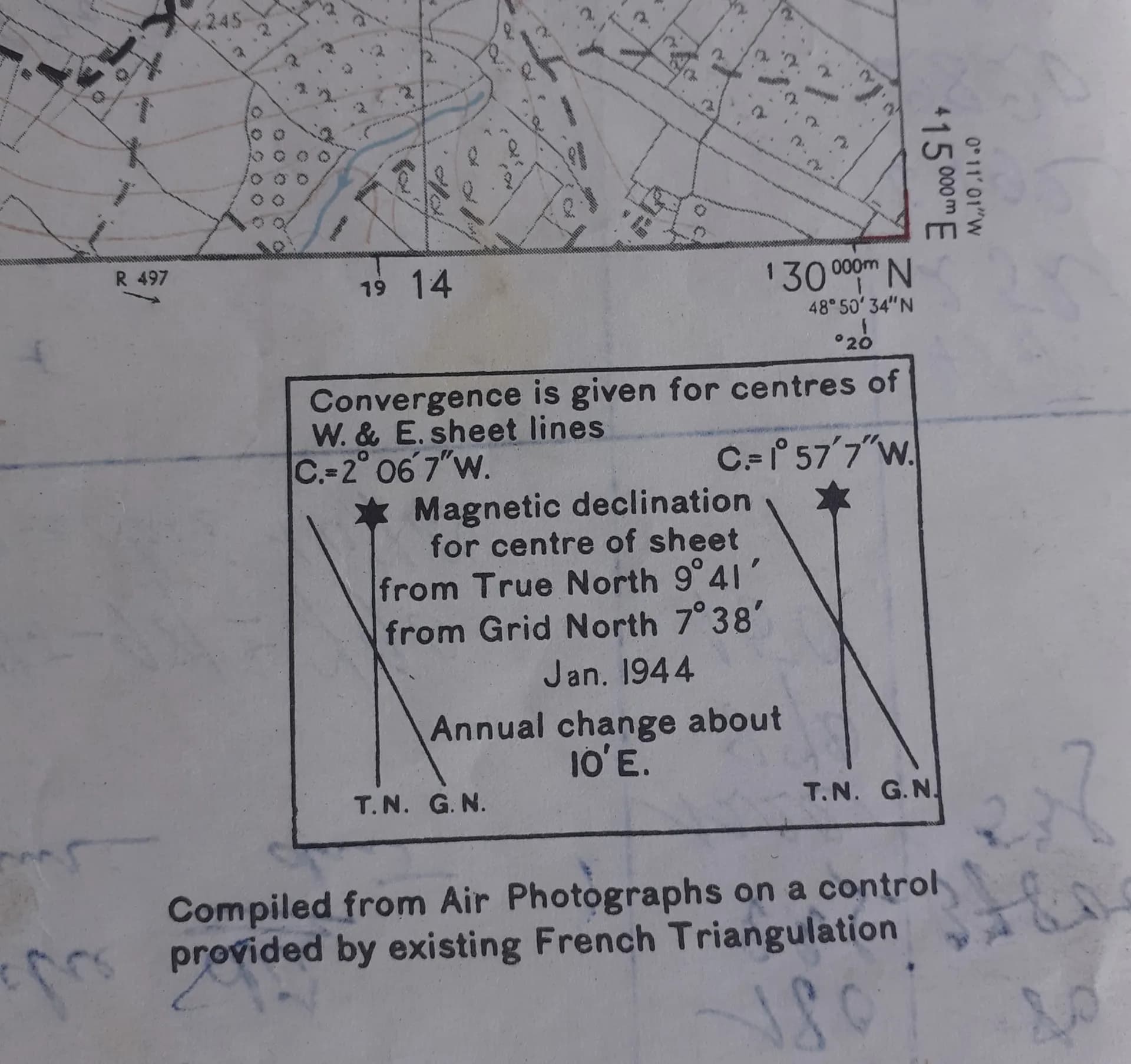 Carte Going Map Falaise 1944 - 3
