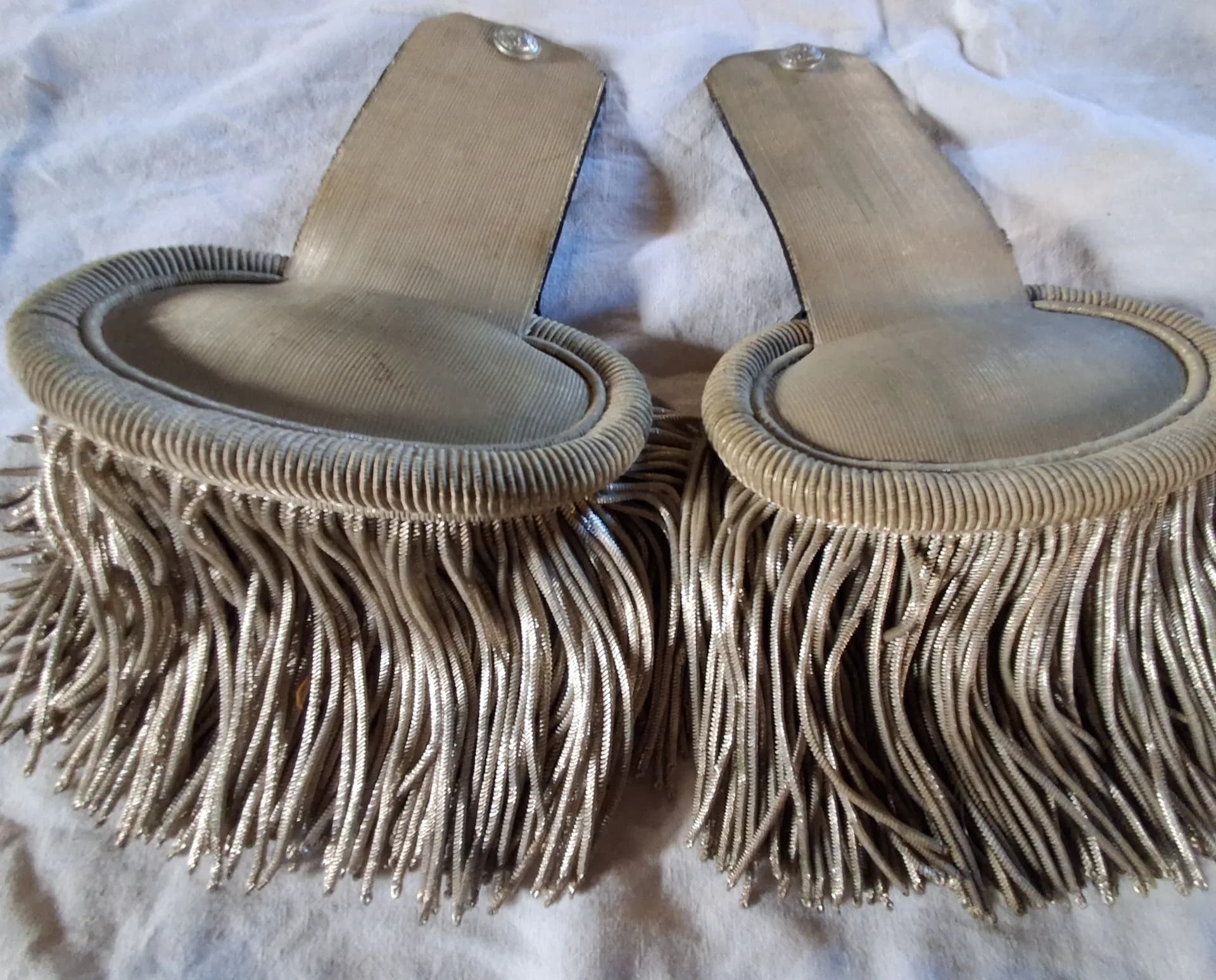 PAIRE D'ÉPAULETTES DE CAPITAINE DE LA GARDE NATIONALE SECONDE RÉPUBLIQUE - 5