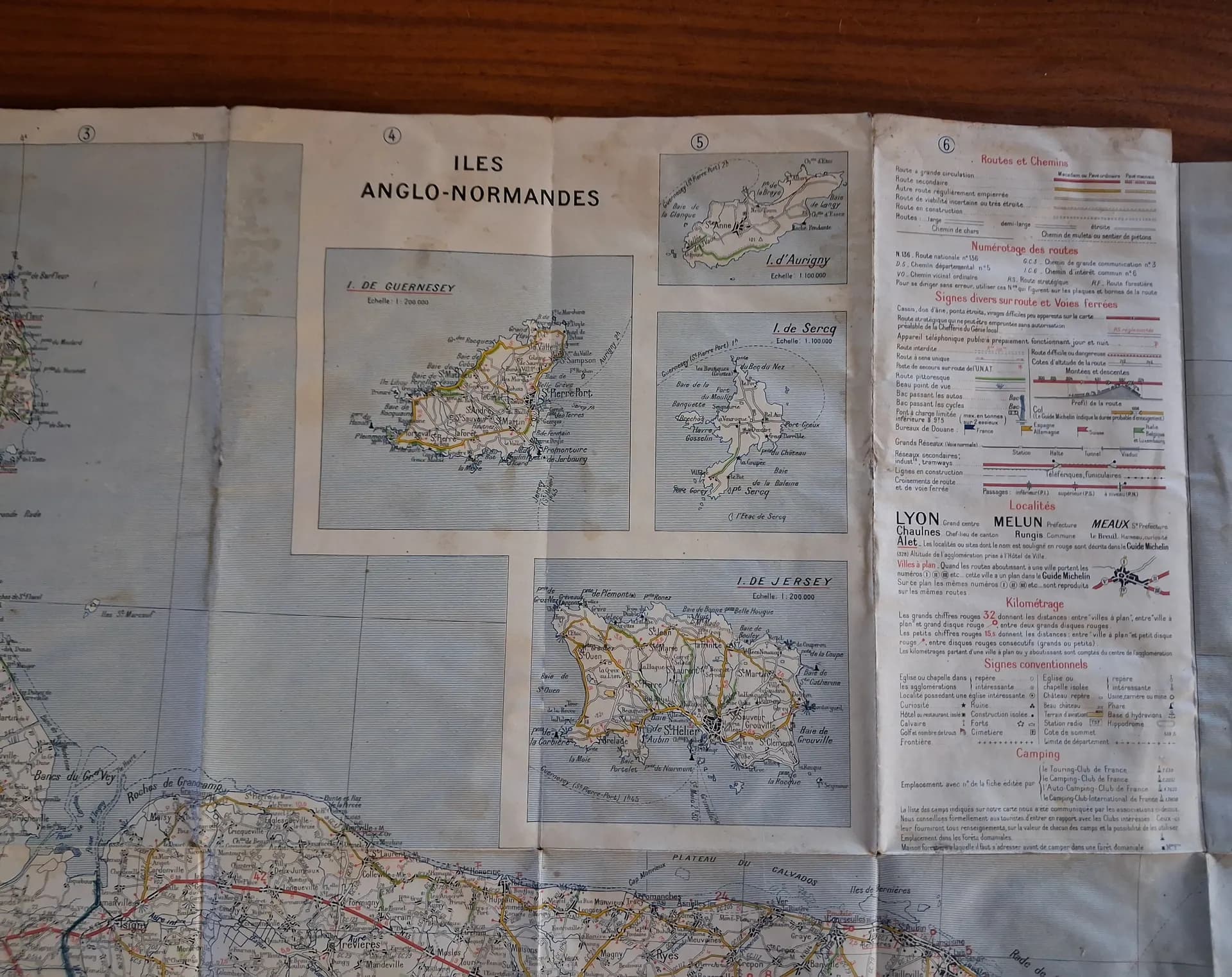 Carte Nichelin Normandie 1942 - 3