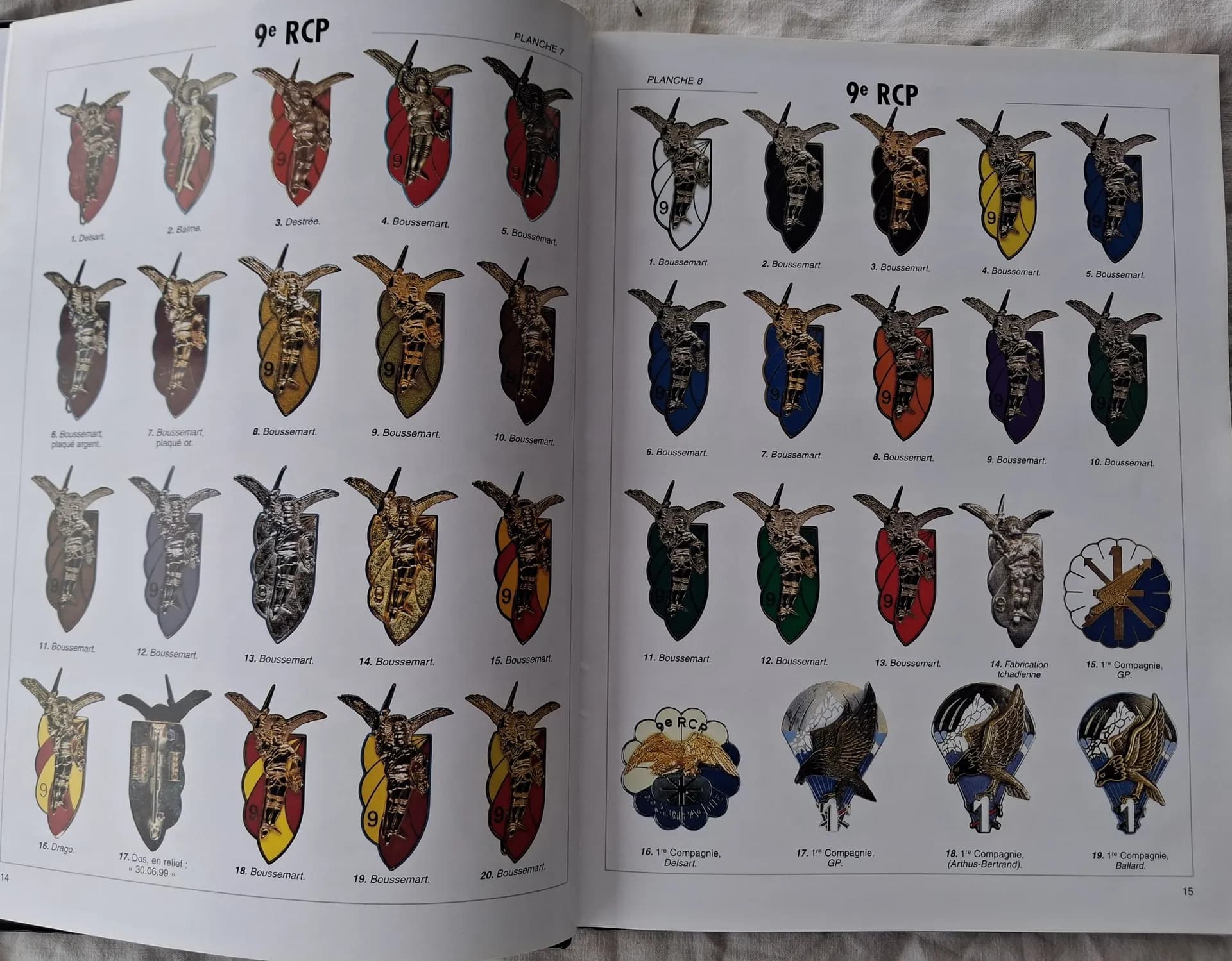 Livre insignes parachutistes français  - 7
