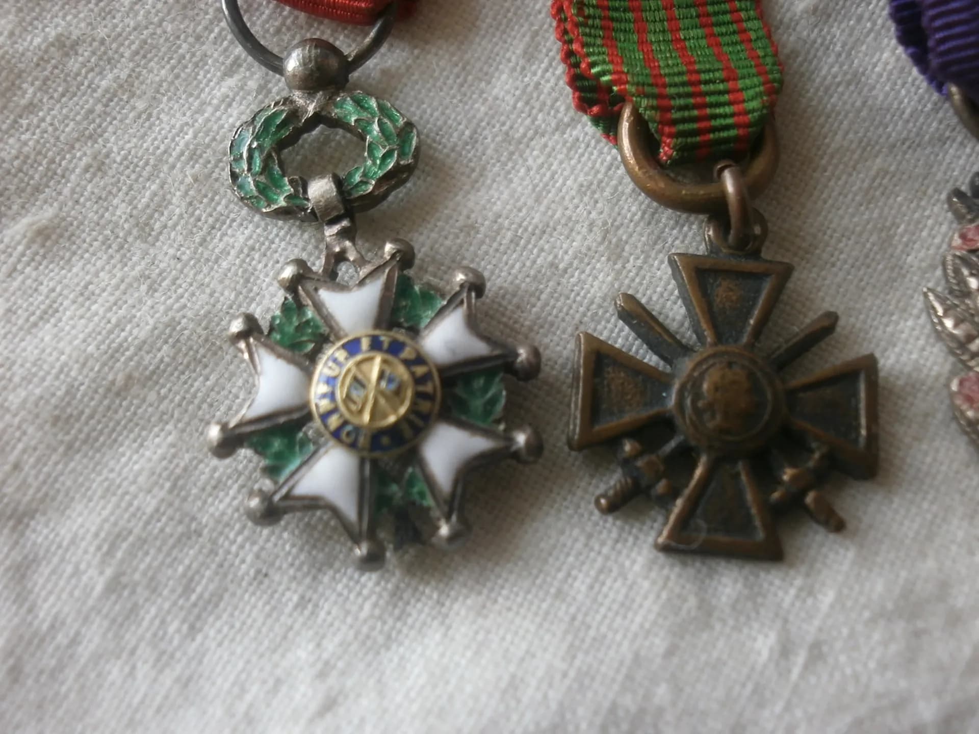 lot de 3 décorations miniatures 1914-1918 - 7