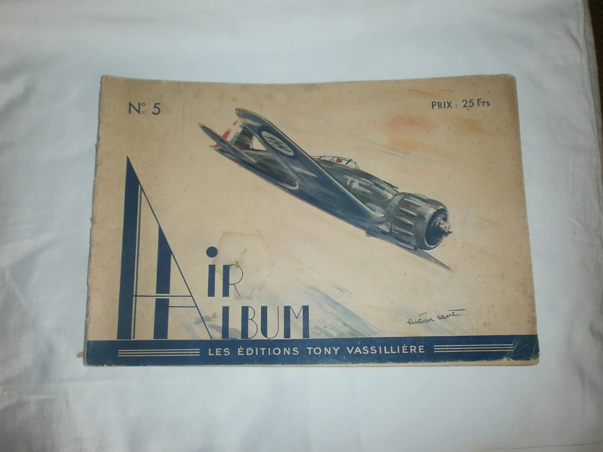 Air Album les éditions Tony Vassillière. identification avion. imprimé en 1943  - 1