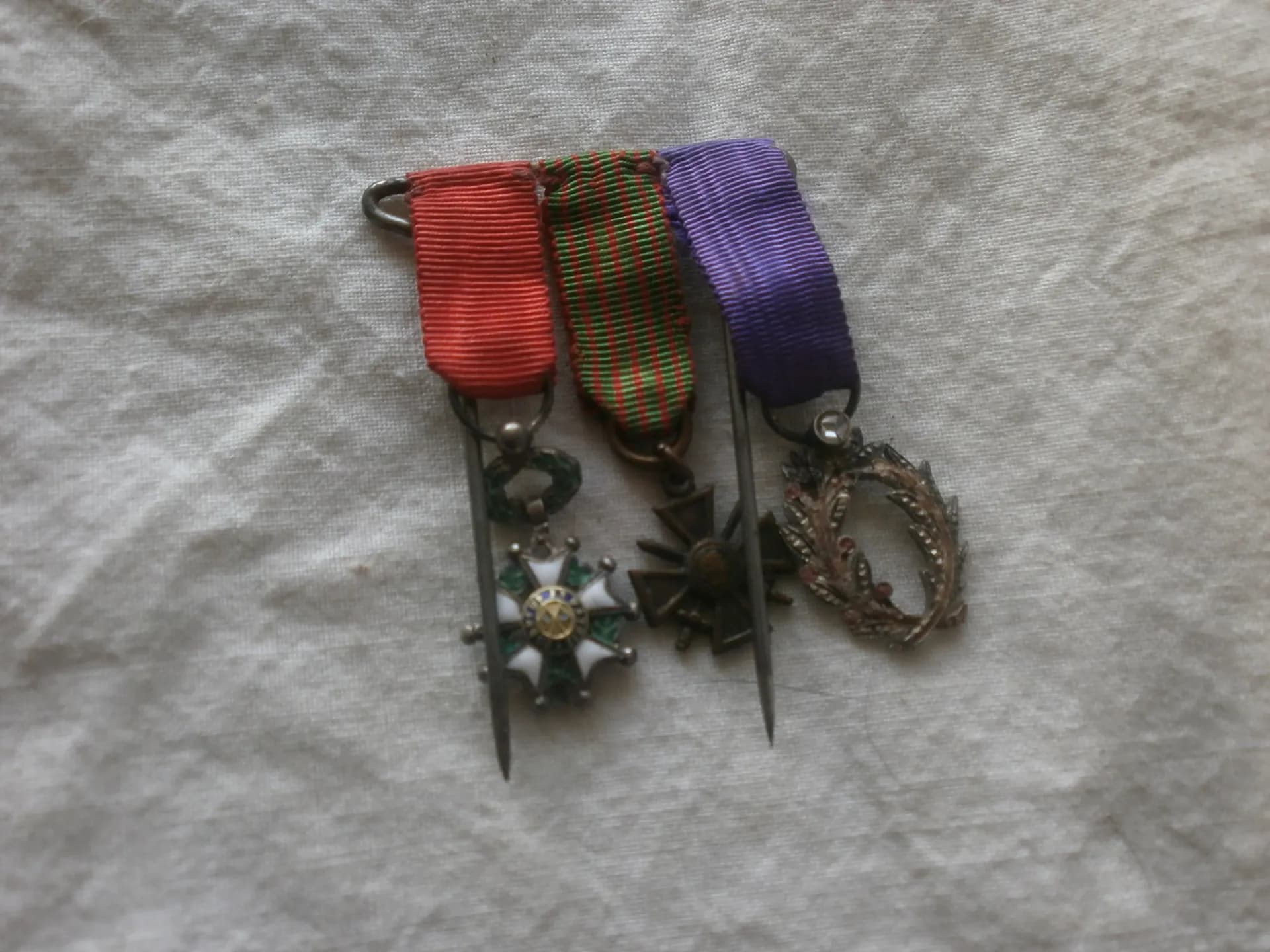 lot de 3 décorations miniatures 1914-1918 - 2