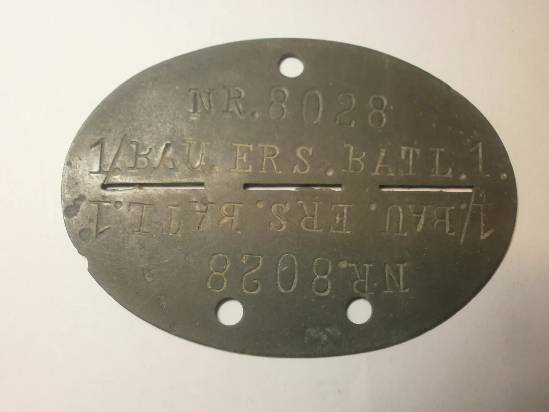 plaque d'identité du génie de la Wehrmacht - 1