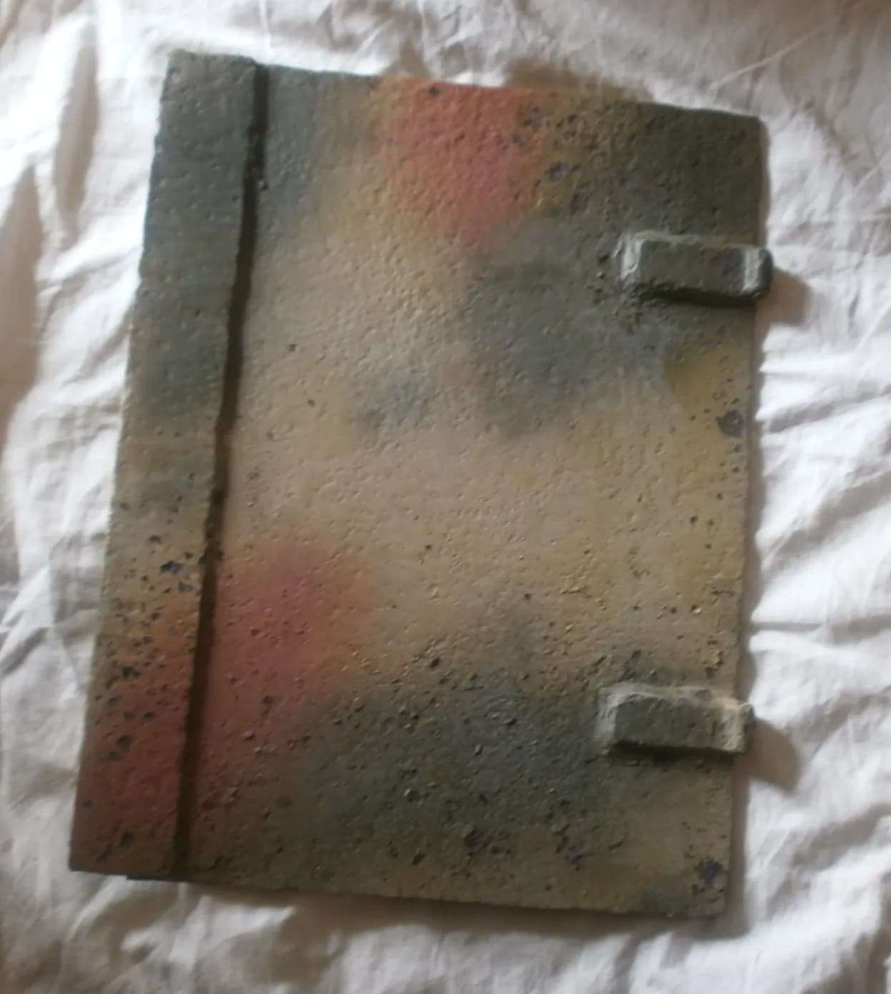 Plaque de blindage "schürzen" de tourelle de panzer IV. Plaque repeinte - 1