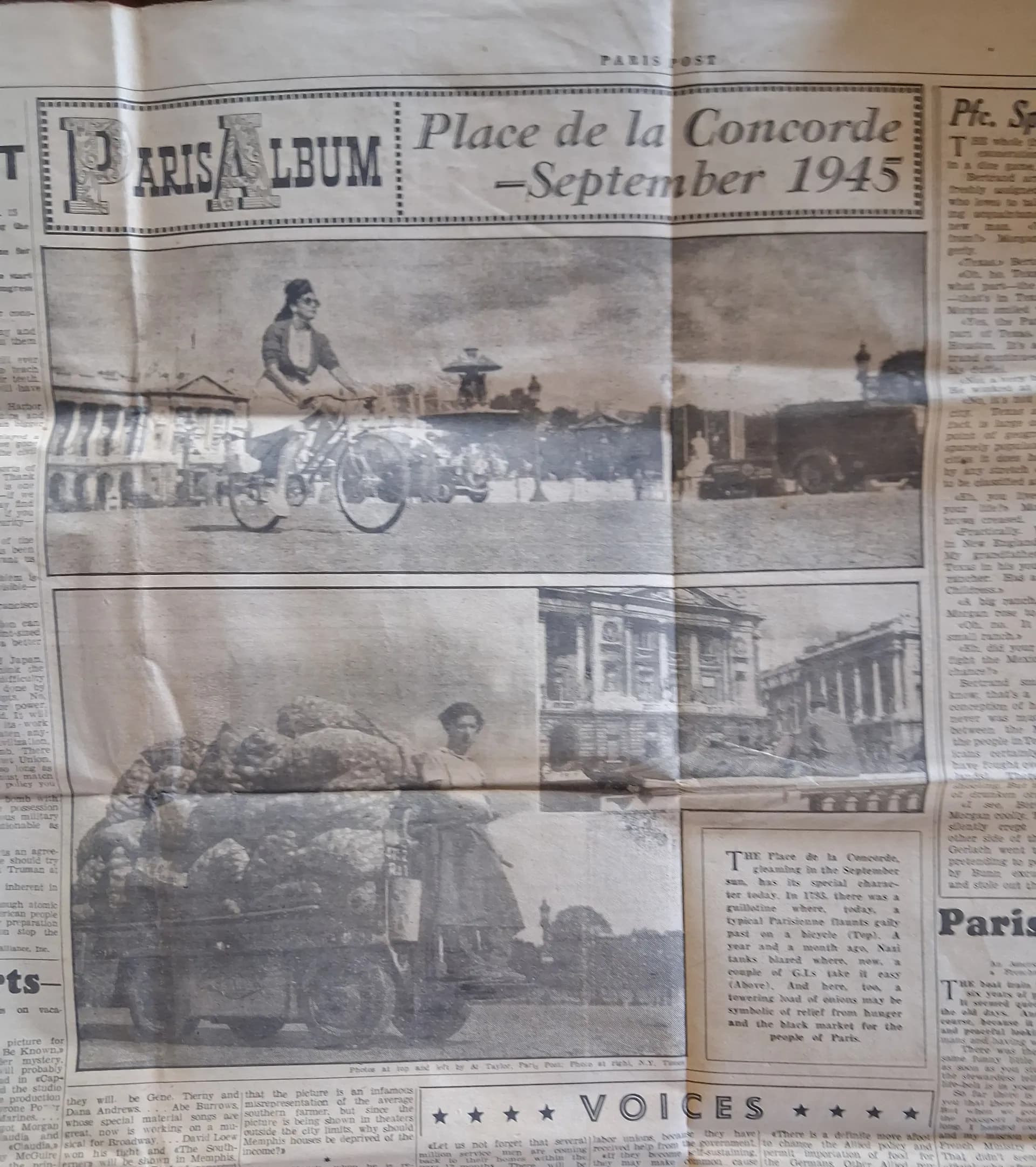 Journal Paris Post week-end 1945 - 4