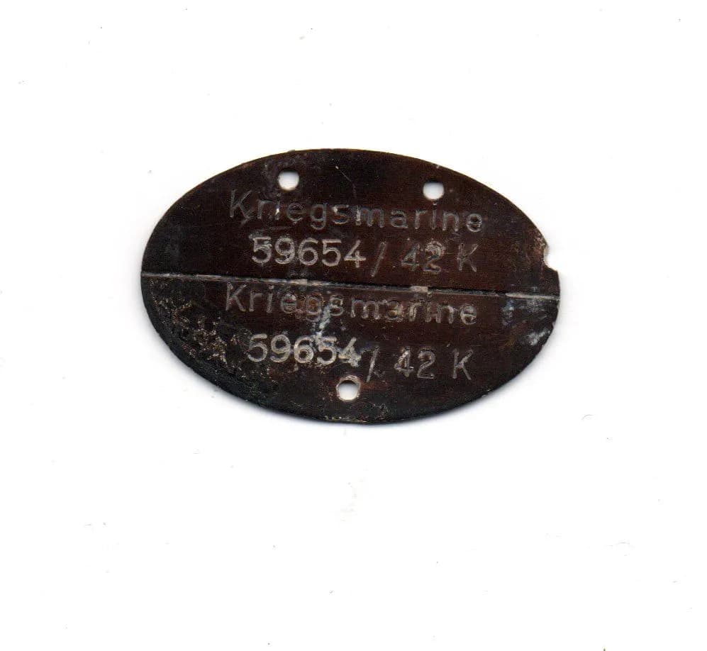 plaque d'identité de la Kriegsmarine - 1
