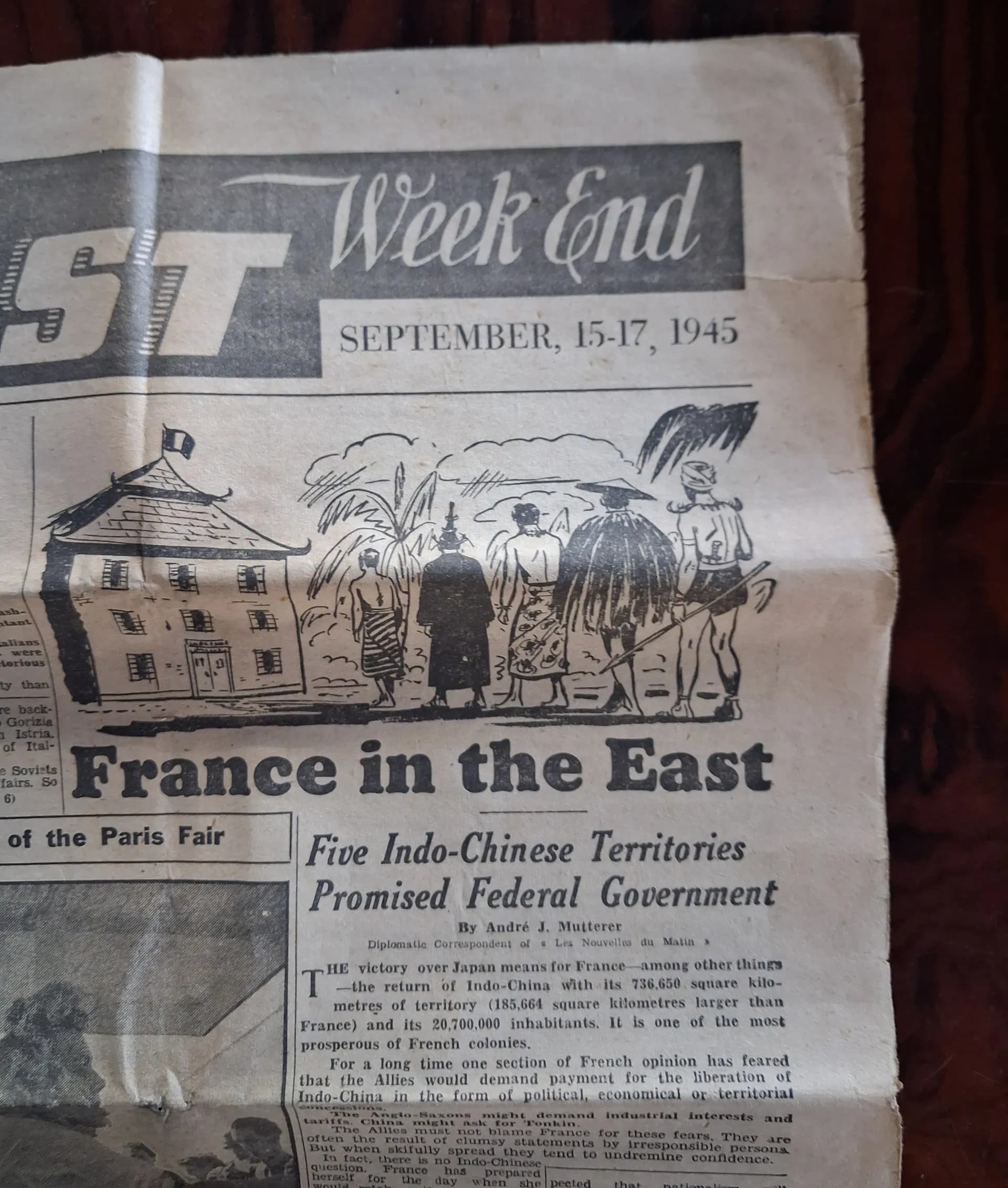 Journal Paris Post week-end 1945 - 3
