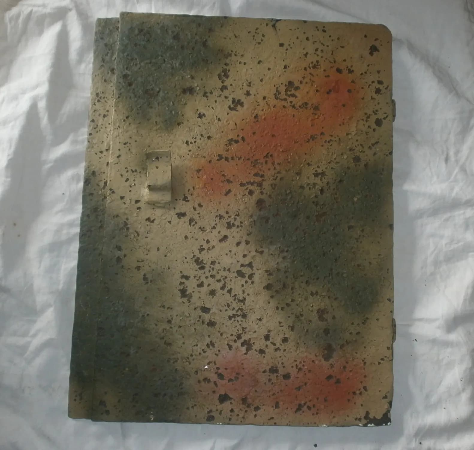Plaque de blindage "schürzen" de tourelle de panzer IV. Plaque repeinte - 2