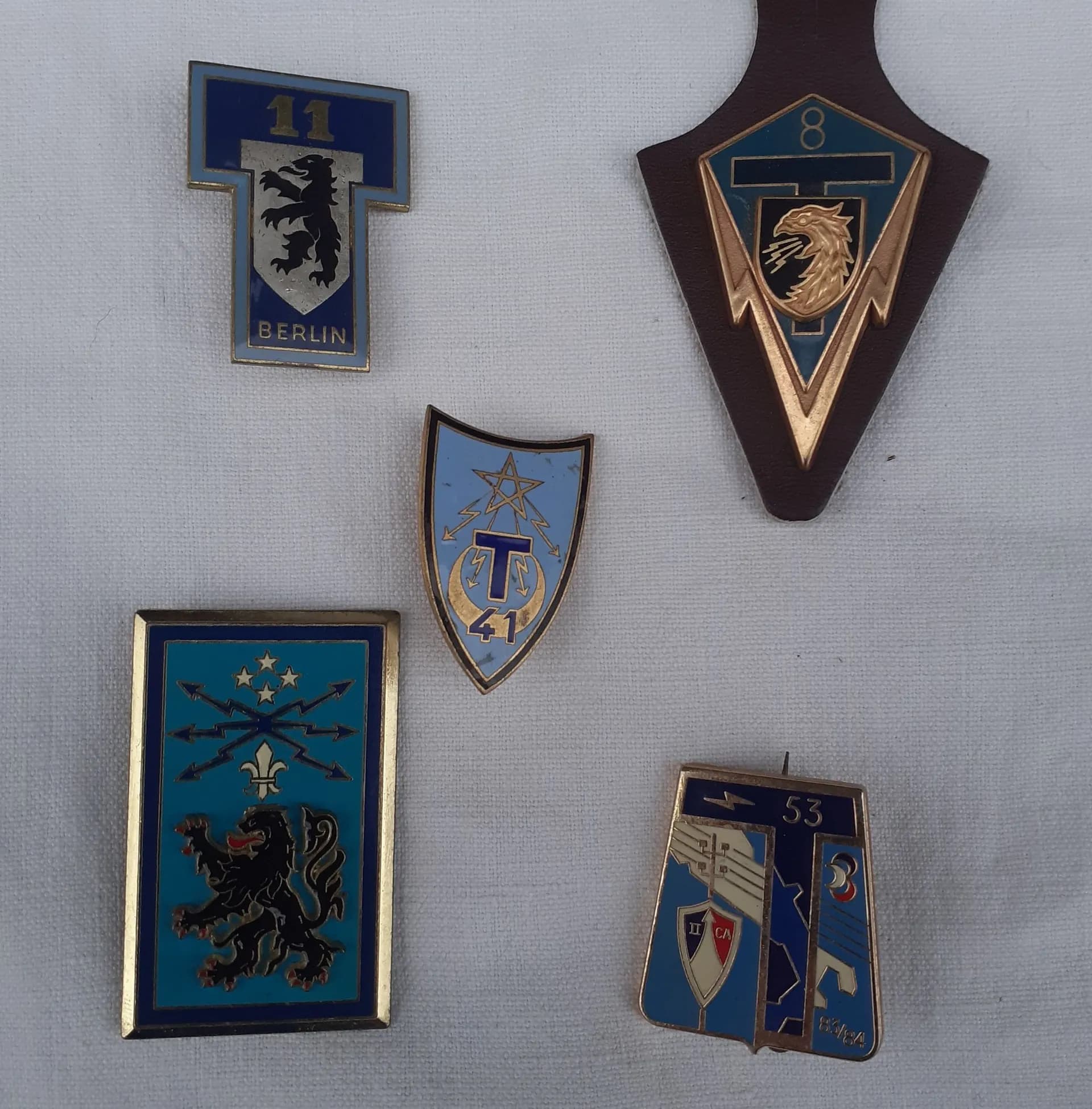 lot de 10 insignes des transmissions - 3